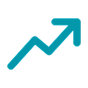 Upward trendline